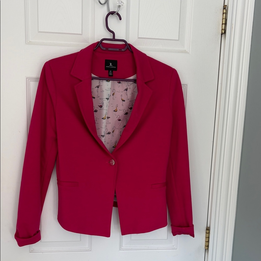 Jules & Leopold Fuchsia Blazer